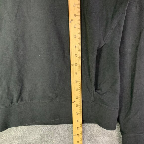 Lululemon Go Forward Pullover Women’s Size 6 Black‎ Funnel Cowl Neck Thumbholes - Picture 6 of 9